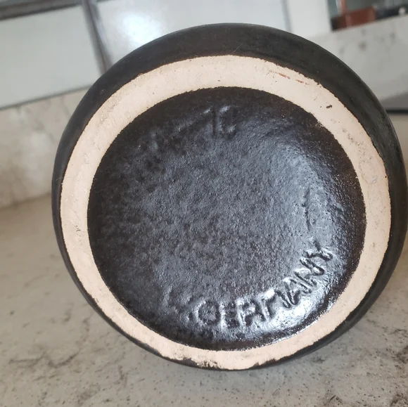 MCM pottery vase from West Germany in mint condition. - Picture 3 of 4